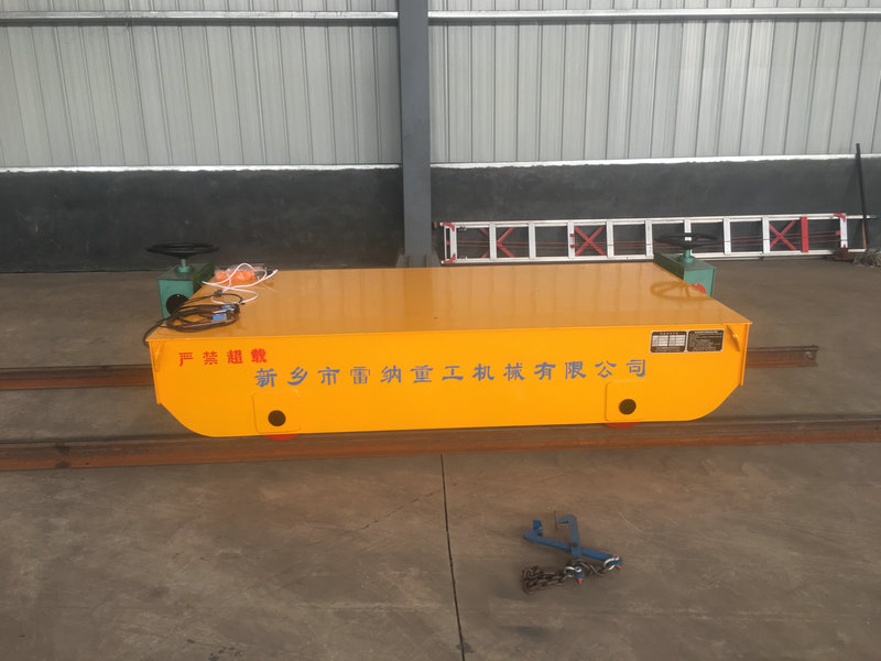 Cable Reel Powered Motorized Rail 5 टन औद्योगिक ट्रांसफर कार्ट