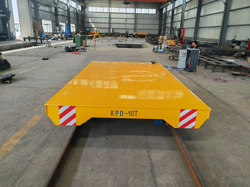 औद्योगिक परिवहन समाधान कम वोल्टेज रेल ट्रांसफर ट्रॉली