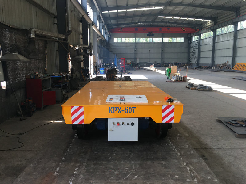 भारी लोड रिमोट कंट्रोल सामग्री रेल ट्रांसफर कार्ट