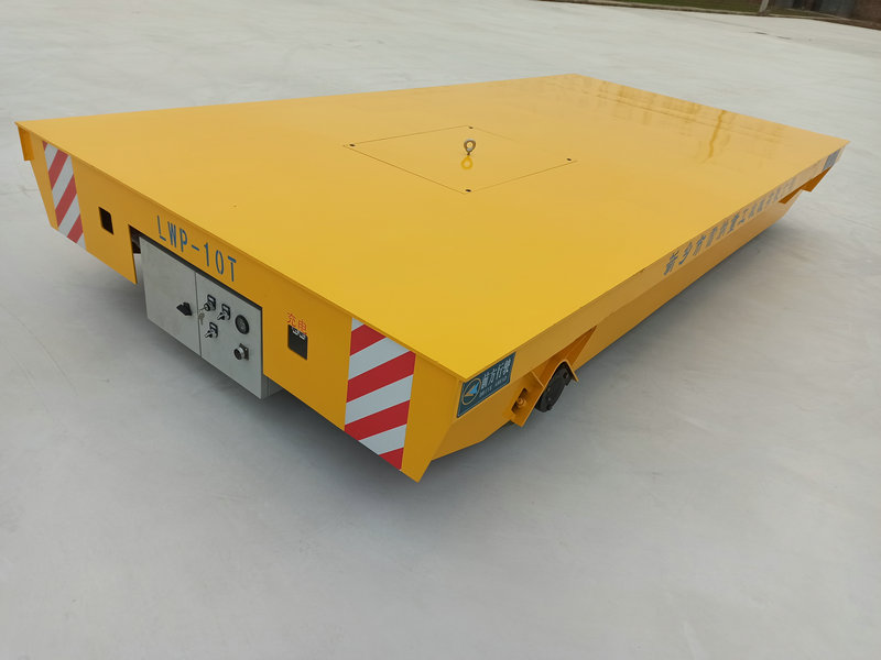 10 टन कंक्रीट उत्पाद ट्रैकलेस ट्रांसफर ट्रॉली