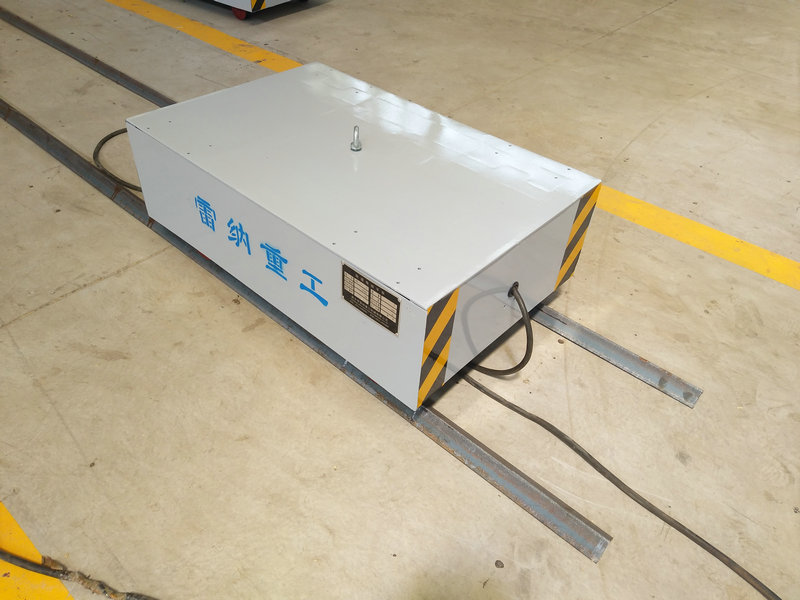 रेल चालक केबल ड्रम के साथ लोड कार्ट