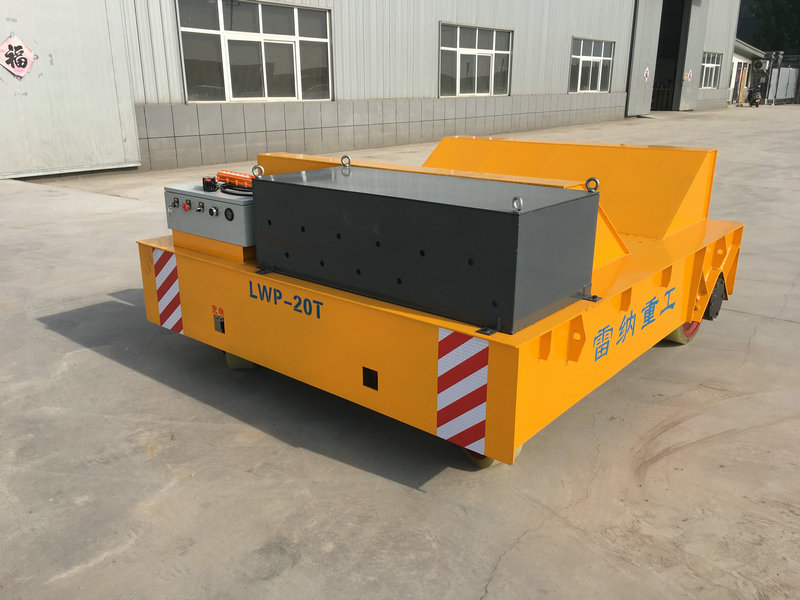 V Shape 20 टन ट्रैकलेस इलेक्ट्रिक ट्रांसफर कार्ट