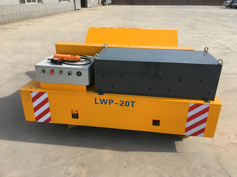 V Shape 20 टन ट्रैकलेस इलेक्ट्रिक ट्रांसफर कार्ट