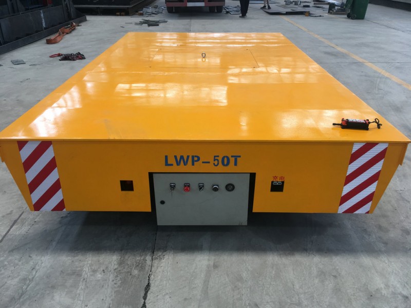50 टन ट्रैकलेस इलेक्ट्रिक ट्रांसफर कार्ट