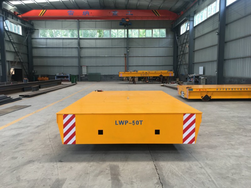50 टन ट्रैकलेस इलेक्ट्रिक ट्रांसफर कार्ट
