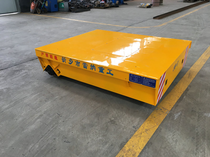 भंडारण सामग्री इलेक्ट्रिक फ्लैट कार्ट स्थानांतरण