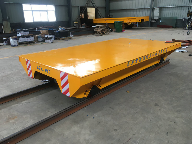 भारी कर्तव्य रेल Powered परिवहन कार्ट फ्लैट ट्रॉली