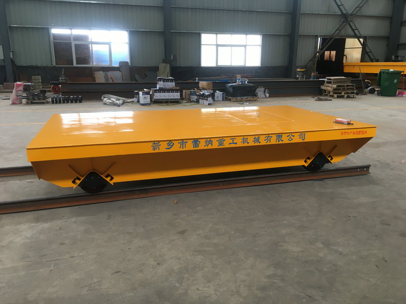 भारी कर्तव्य रेल Powered परिवहन कार्ट फ्लैट ट्रॉली