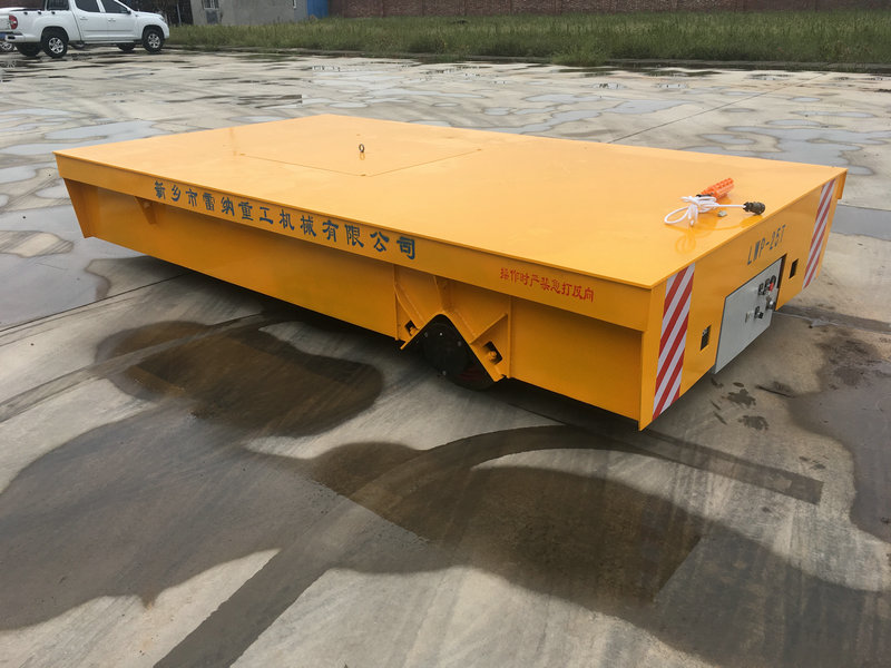 25 टन ट्रैकलेस रबर टायर फ्लैटबेड ट्रांसफर ट्रॉली