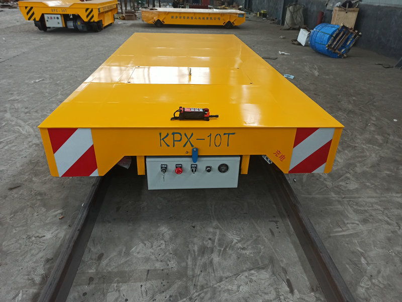 भंडारण उपयोग सामग्री हस्तांतरण रेल इलेक्ट्रिक फ्लैट कार्ट