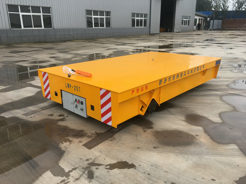 25 टन ट्रैकलेस रबर टायर फ्लैटबेड ट्रांसफर ट्रॉली