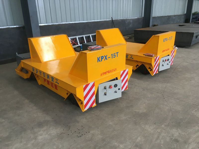 15 टन स्टील कॉइल बैटरी ट्रांसफर ट्रॉली