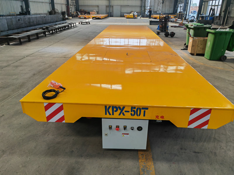 बैटरी पावर भारी लोड रेलवे ट्रॉली