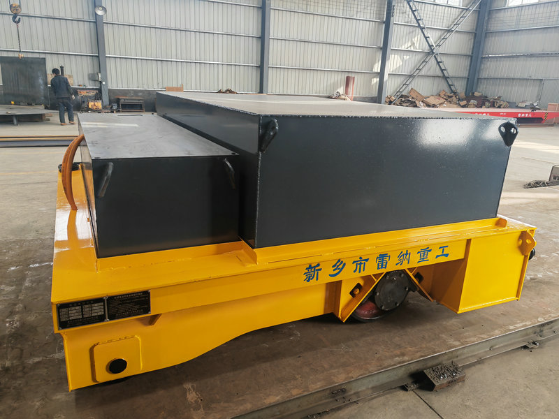 कारखाने रेल ट्रैक्टर इलेक्ट्रिक ट्रांसफर ट्रॉली