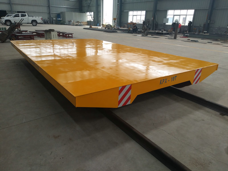 10 टन फ्लैट रेल ट्रांसफर कार्ट भारी कर्ज