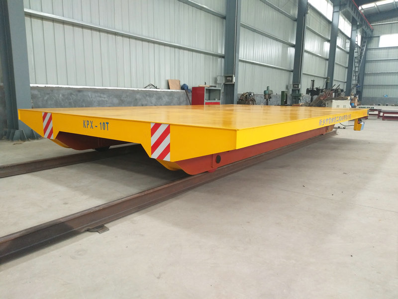 10 टन फ्लैट रेल ट्रांसफर कार्ट भारी कर्ज
