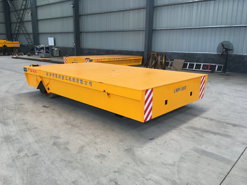 50 टन इलेक्ट्रिक फ्लैटबेड परिवहन कार्ट