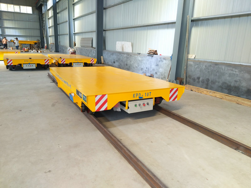 गर्मी उपचार कार्यशाला कम वोल्टेज रेल इलेक्ट्रिक ट्रांसफर कार्ट