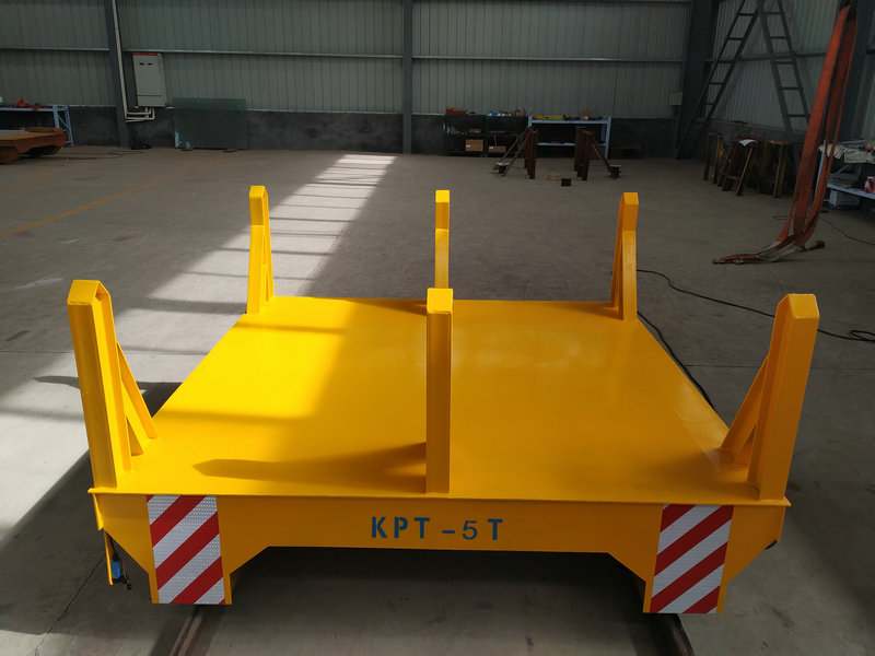 स्टील मिलिन में केबल ड्रम Powered Rail Ladle Transfer Cart